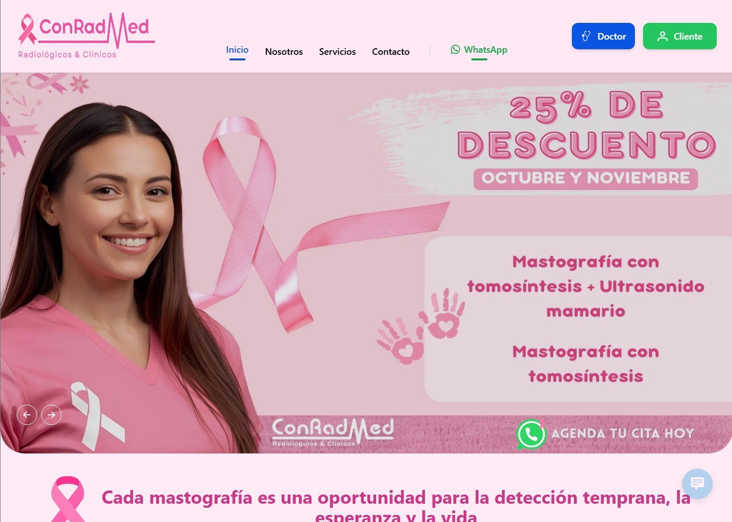 Laboratorio – Campaña Mes Rosa
